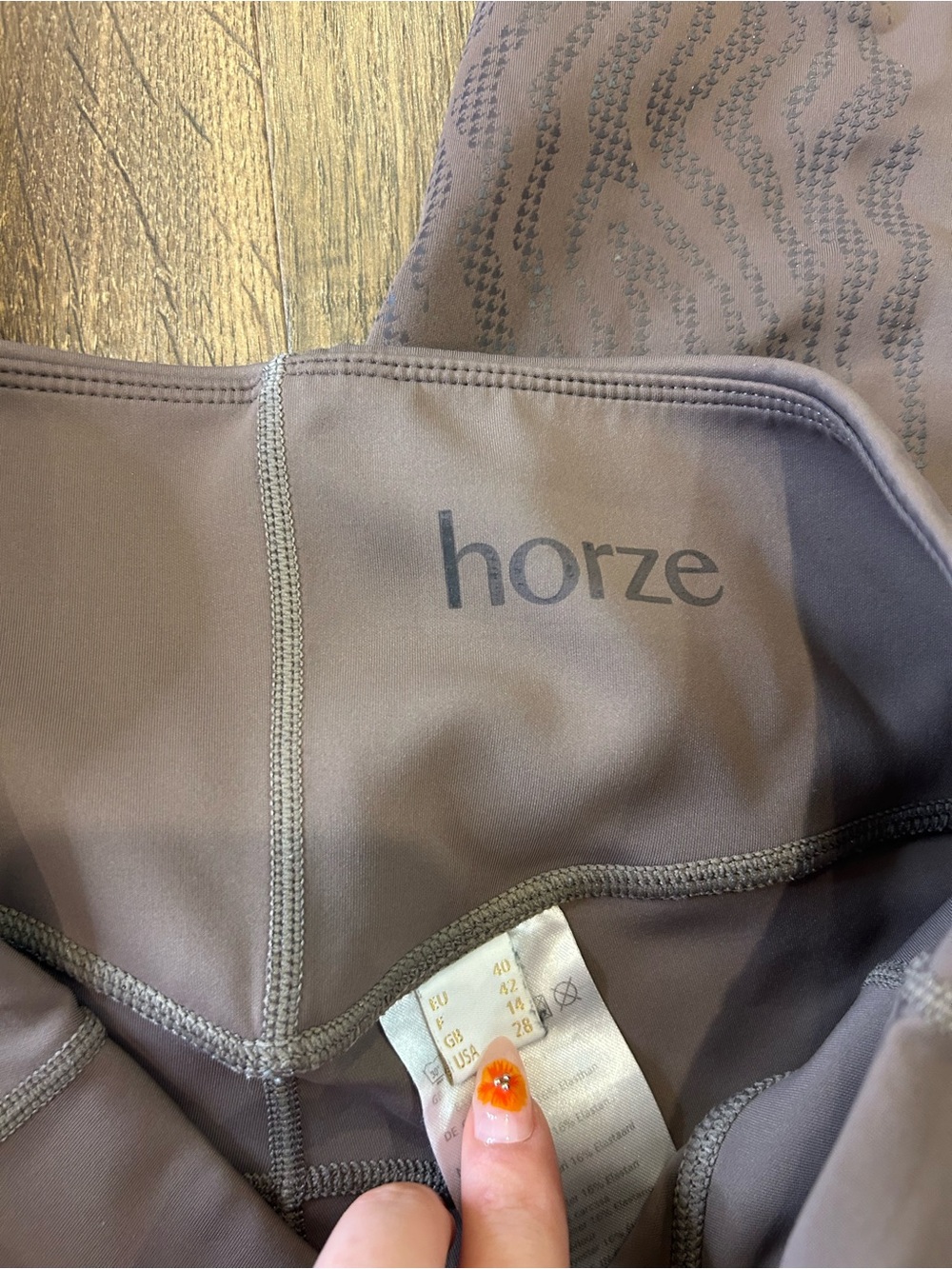 Women’s Equestrian Leggings - Taupe - Picture 3 of 4